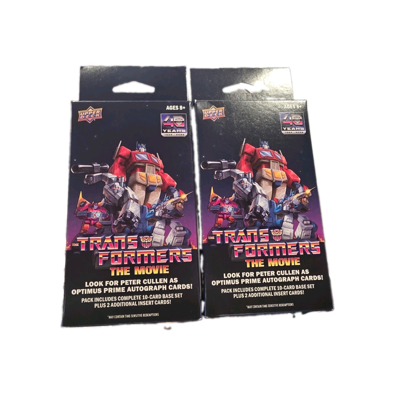 2 Packs 2026 Upper Deck Transformers The Movie Special Edition Trading Cards 2 Packs 2026 Upper Deck Transformers The Movie Special Edition Trading Cards