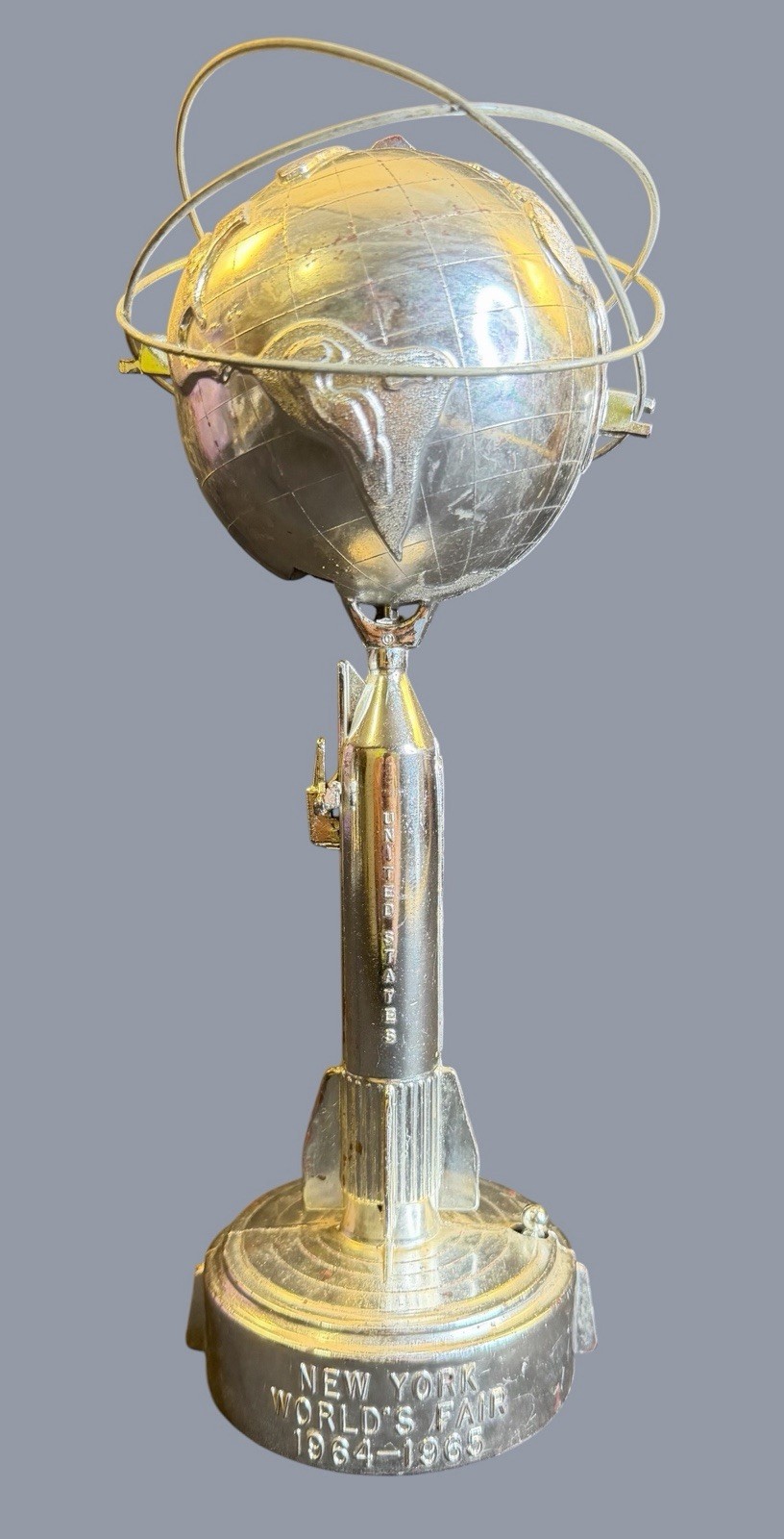 Vintage 1964-1965 New York World's Fair Rocket Mechanical Bank Space Exploration Vintage 1964-1965 New York World's Fair Rocket Mechanical Bank Space Exploration