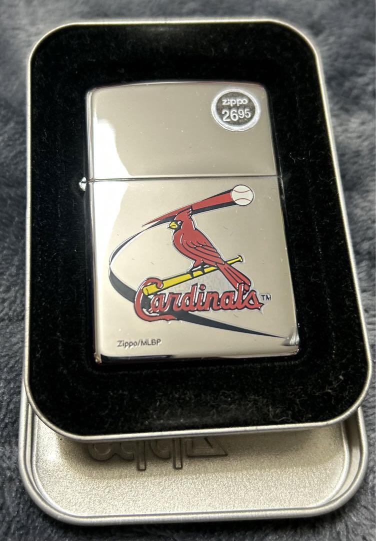 Zippo lighter St. Louis Cardinals MLB 2001 made Unused Imported from Japan