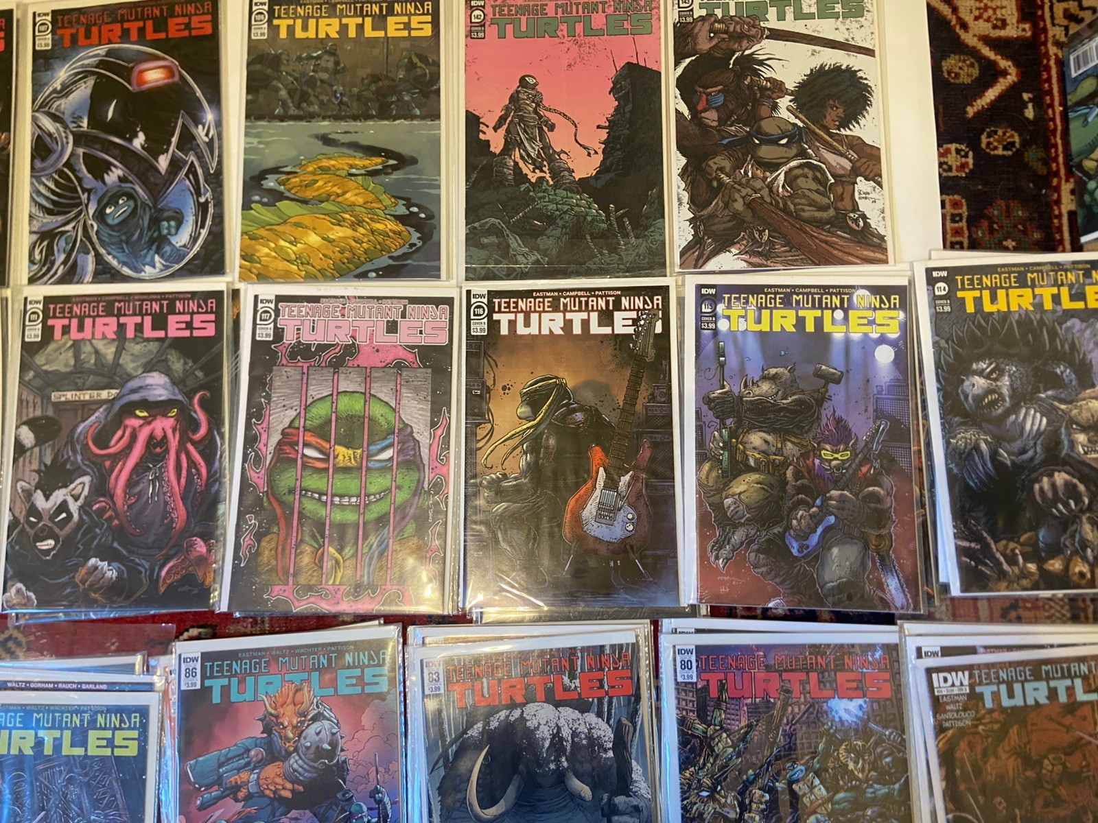 Teenage Mutant Ninja Turtles lot 70 BOOKS variant IDW (8.0 VF) 70diff (2014-'19) Teenage Mutant Ninja Turtles lot 70 BOOKS variant IDW (8.0 VF) 70diff (2014-'19)