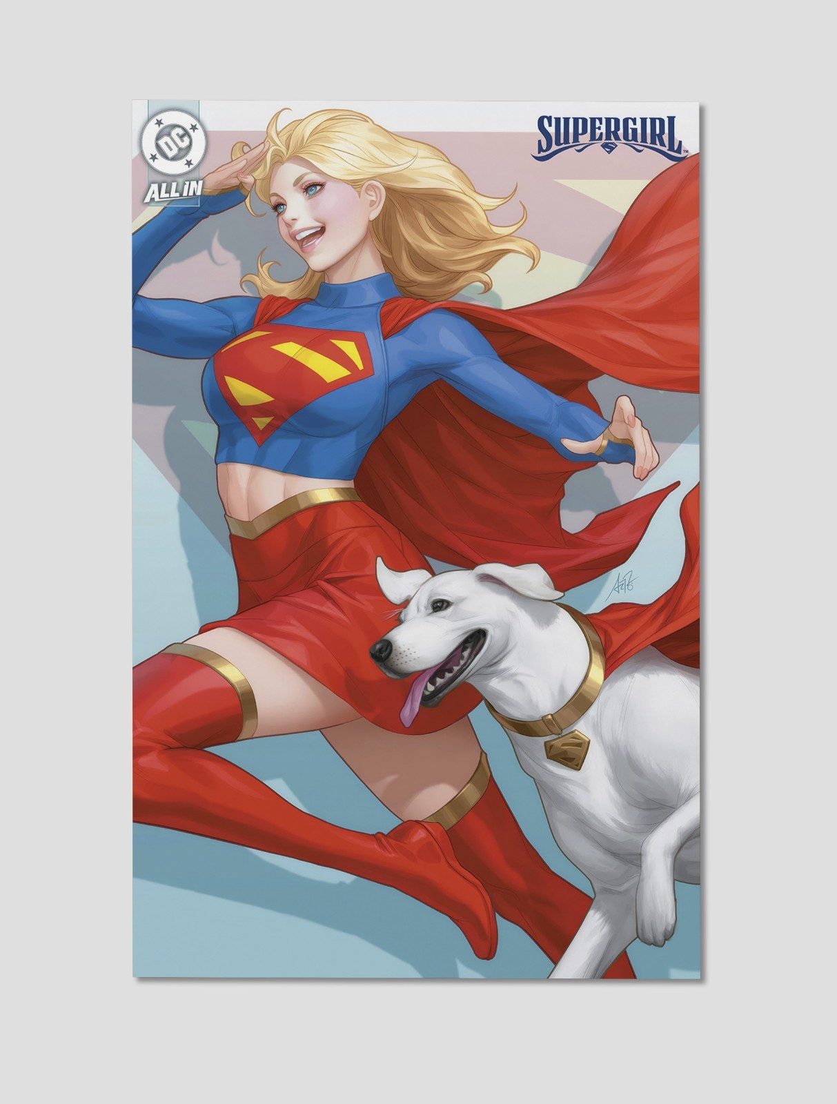 Supergirl & Krypto Premium Giclee Print 11