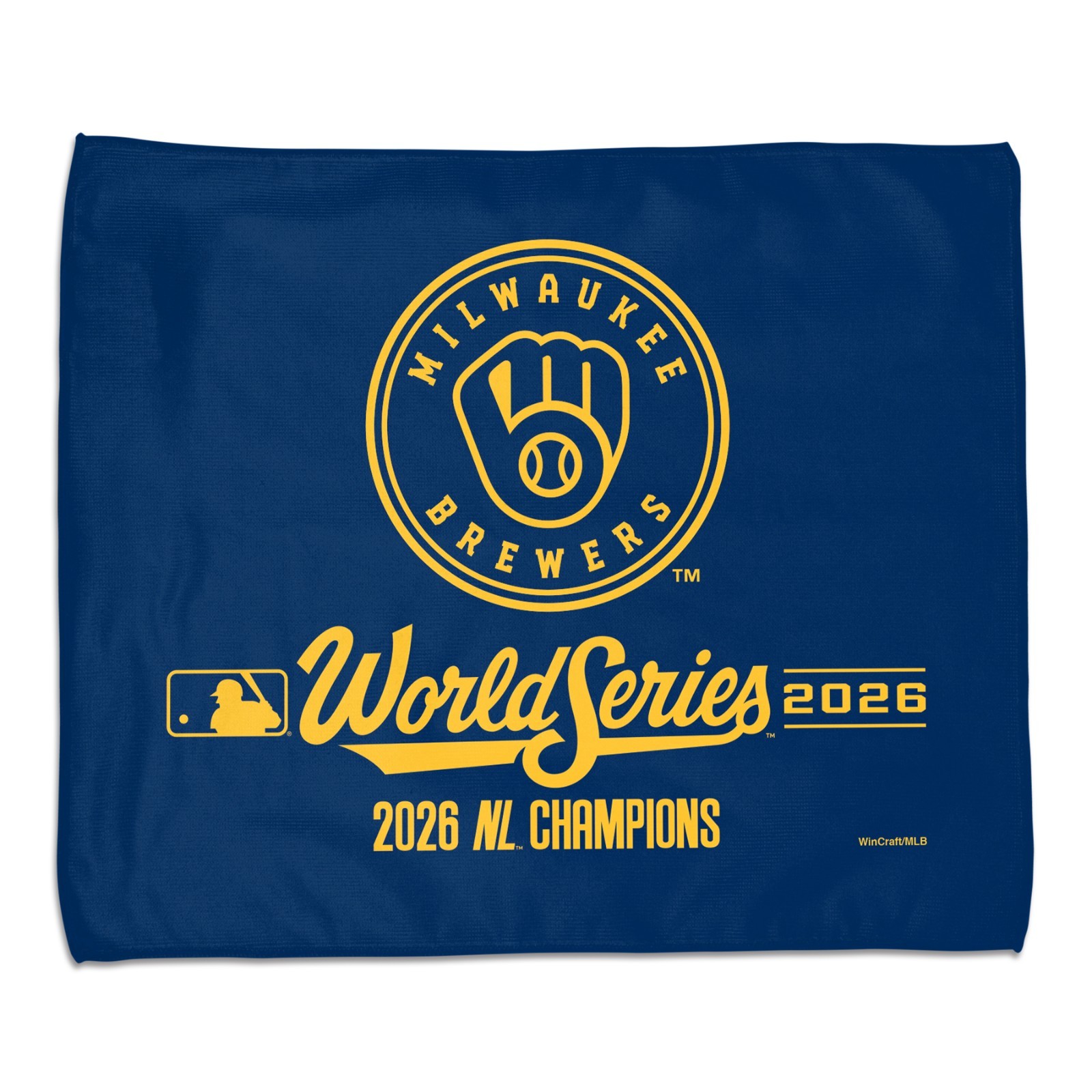 2026 World Series Milwaukee Brewers 15x18 Rally Towel