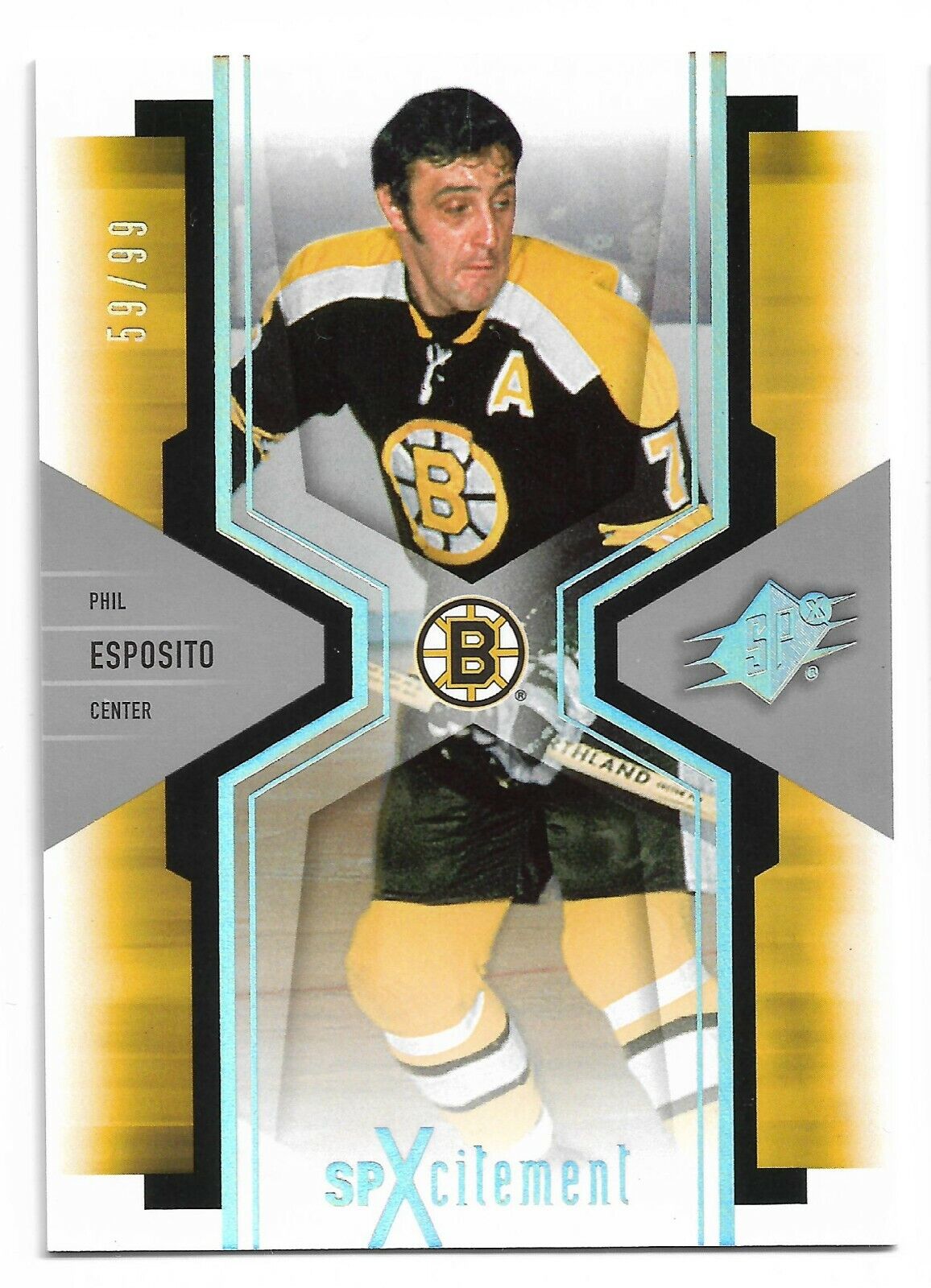 2006-07 SPX SPXcitement Spectrum /99 #X10 Phil Esposito (Boston Bruins)