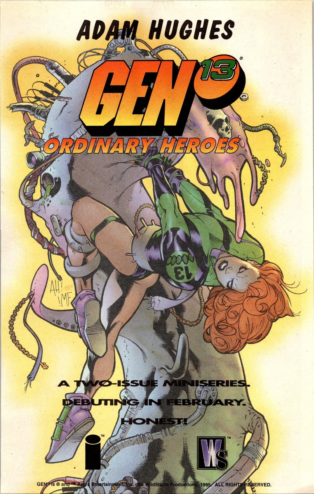 Print 1995 WildStorm Gen 13 Ordinary Heroes Ad Adam Hughes Art Productions Print 1995 WildStorm Gen 13 Ordinary Heroes Ad Adam Hughes Art Productions