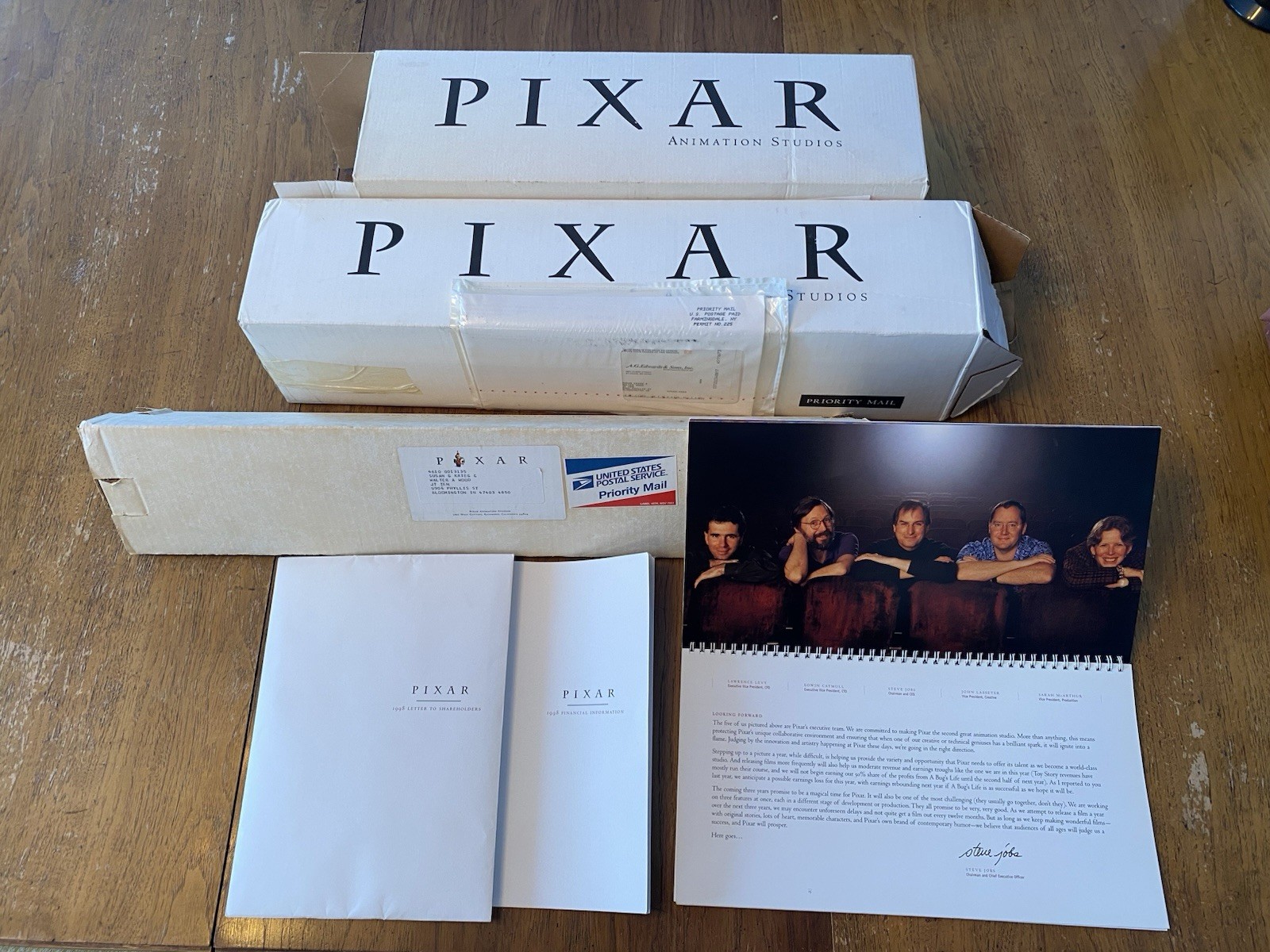Vintage 1996 - 2000 Pixar Studios Shareholder Promo Posters Toy Story Bugs Life Vintage 1996 - 2000 Pixar Studios Shareholder Promo Posters Toy Story Bugs Life
