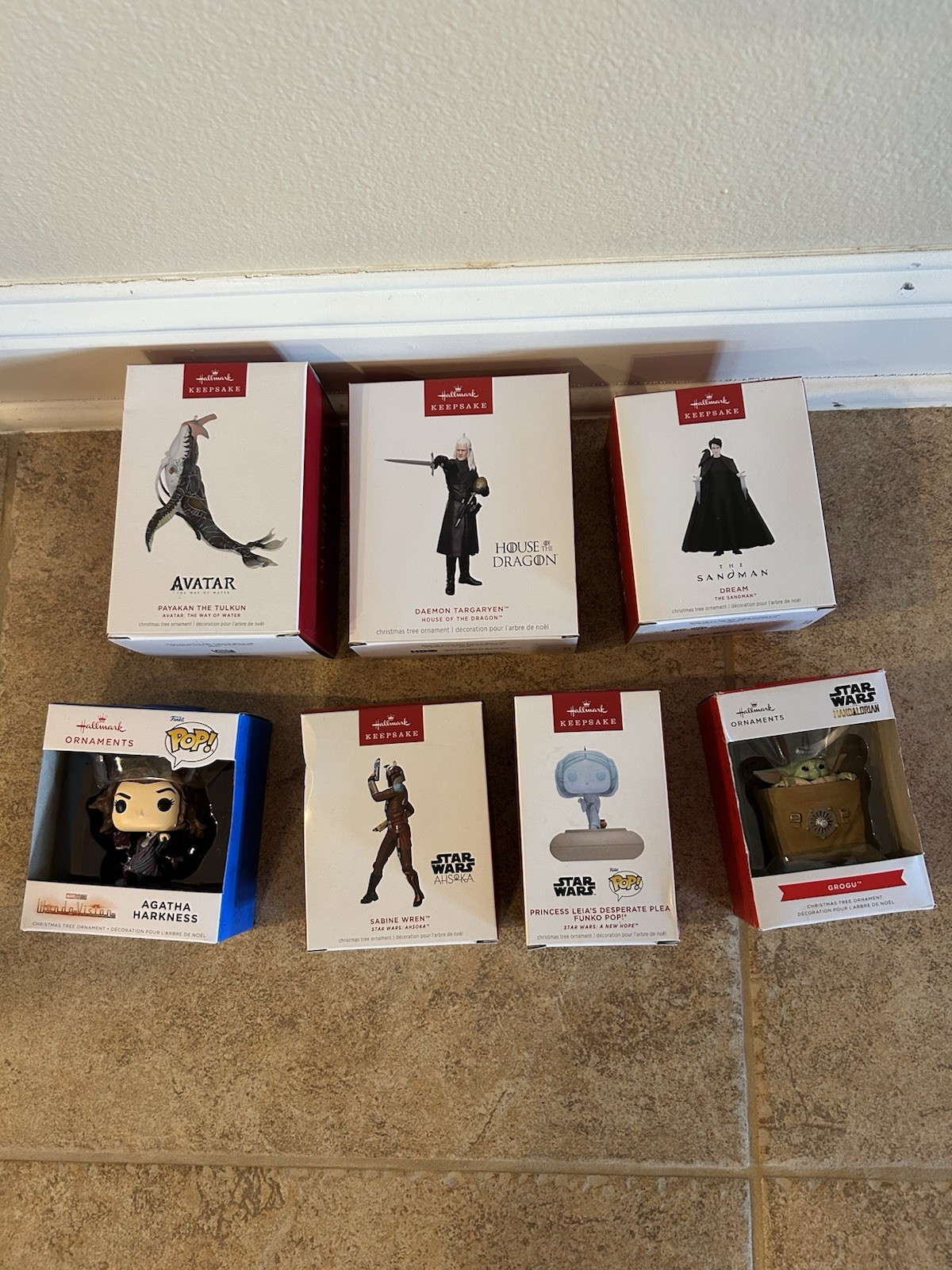 New 2024 Hallmark Ornaments Star Wars Plus Lot Of 7 New 2024 Hallmark Ornaments Star Wars Plus Lot Of 7