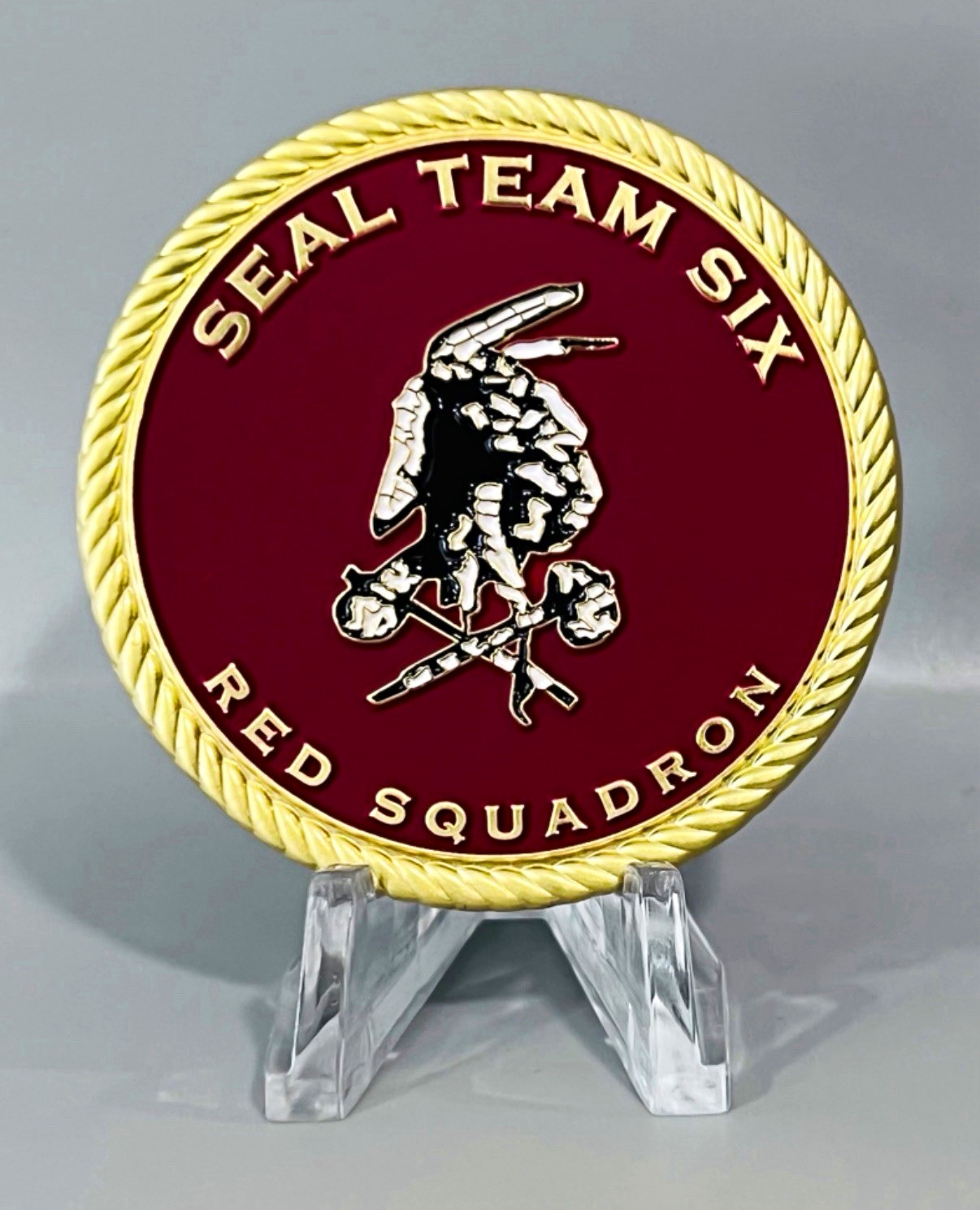 Robert J. O’Neill LE U.S. Navy SEAL Team 6 Red Squadron Challenge Coin LE / 911 Robert J. O’Neill LE U.S. Navy SEAL Team 6 Red Squadron Challenge Coin LE / 911