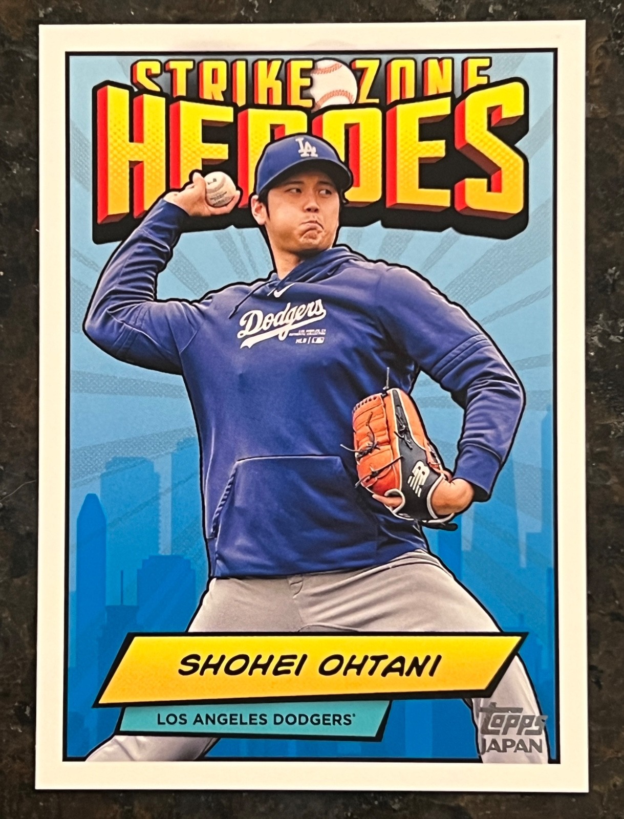 2024 Topps Japan Edition Shohei Ohtani Strike Zone Heroes #SZH-3 Dodgers Insert
