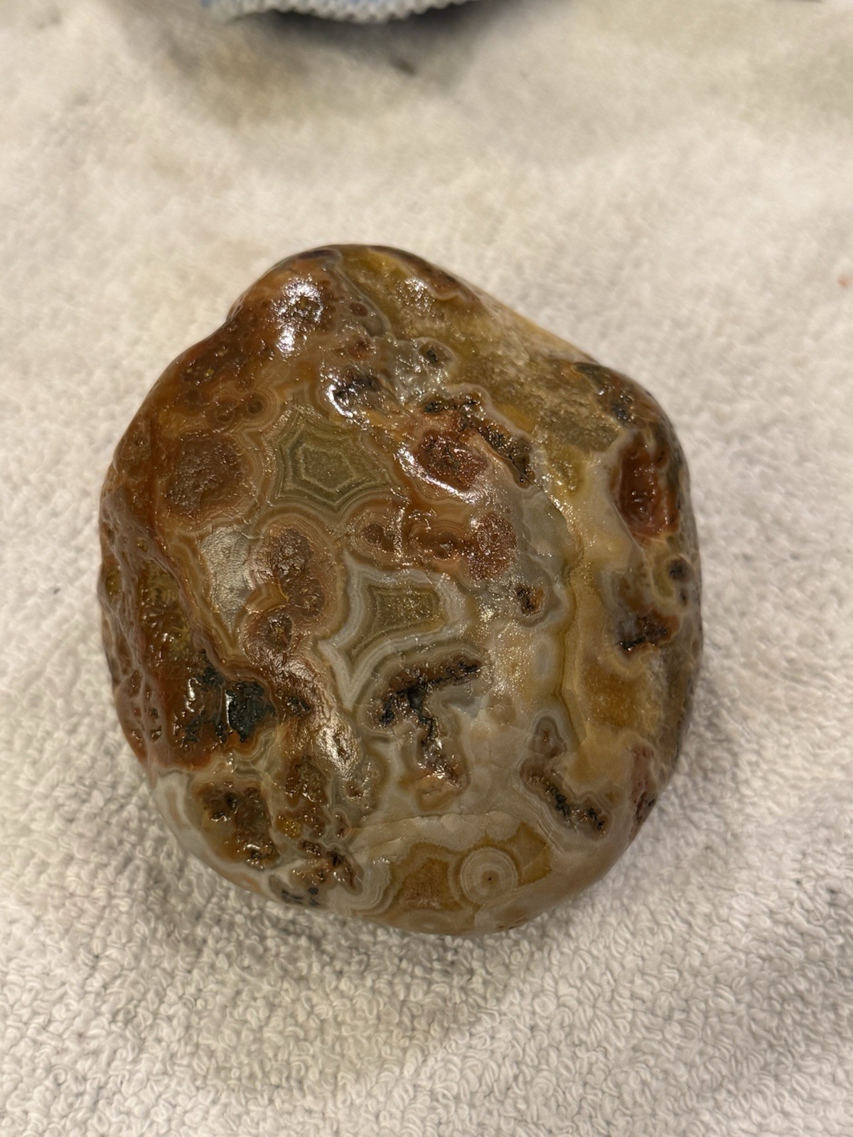 Lake Superior Agate Minnesota water washed Lake Superior Agate Minnesota water washed