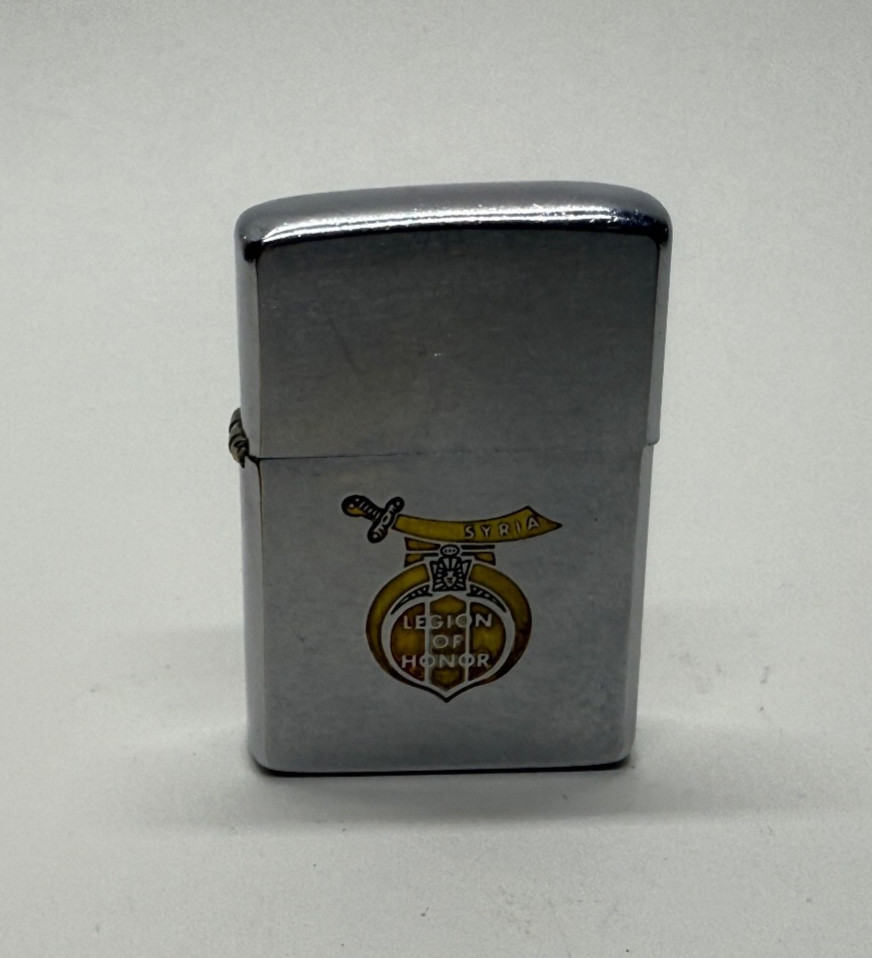VINTAGE 1973 ZIPPO 5 BARREL 2-SIDED - PITTSBURGH SHRINERS - LEGION OF HONOR VINTAGE 1973 ZIPPO 5 BARREL 2-SIDED - PITTSBURGH SHRINERS - LEGION OF HONOR