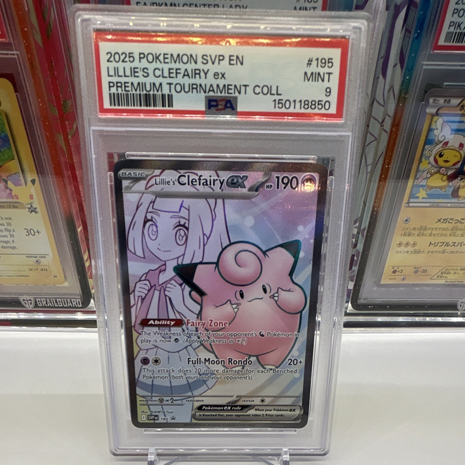 Pokémon TCG Lillie's Clefairy EX Sir PSA 9 Pokémon TCG Lillie's Clefairy EX Sir PSA 9