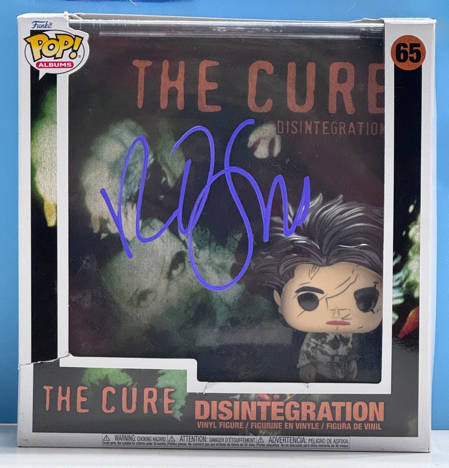 Funko Pop THE CURE - DISINTEGRATION Album #65 SIGNED COA AUTHENTICATED Funko Pop THE CURE - DISINTEGRATION Album #65 SIGNED COA AUTHENTICATED