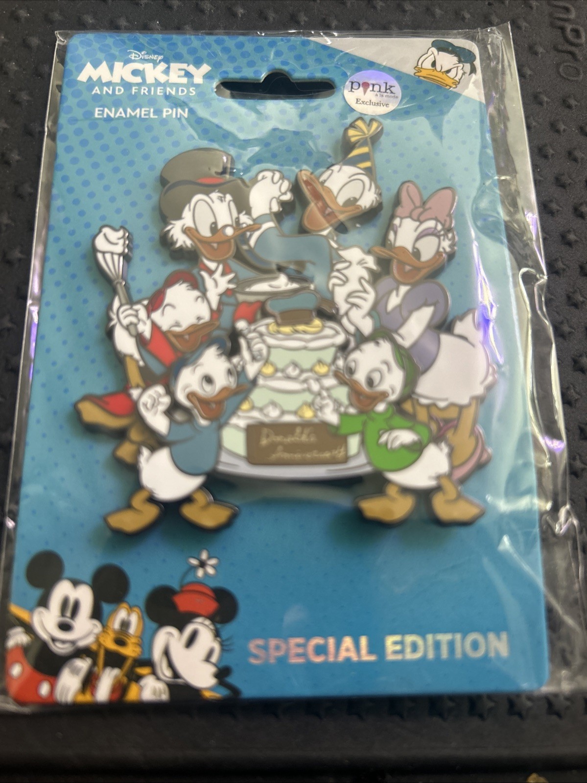 Disney PALM DONALD DUCK  Pin Anniversary JUMBO  LE 300 NEW