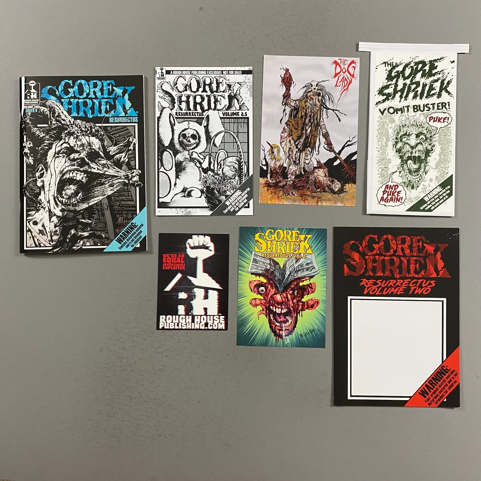 GORE SHRIEK RESURRECTUS 2 WITH EXTRAS 800 OF 1000 (2019, ROUGH HOUSE)