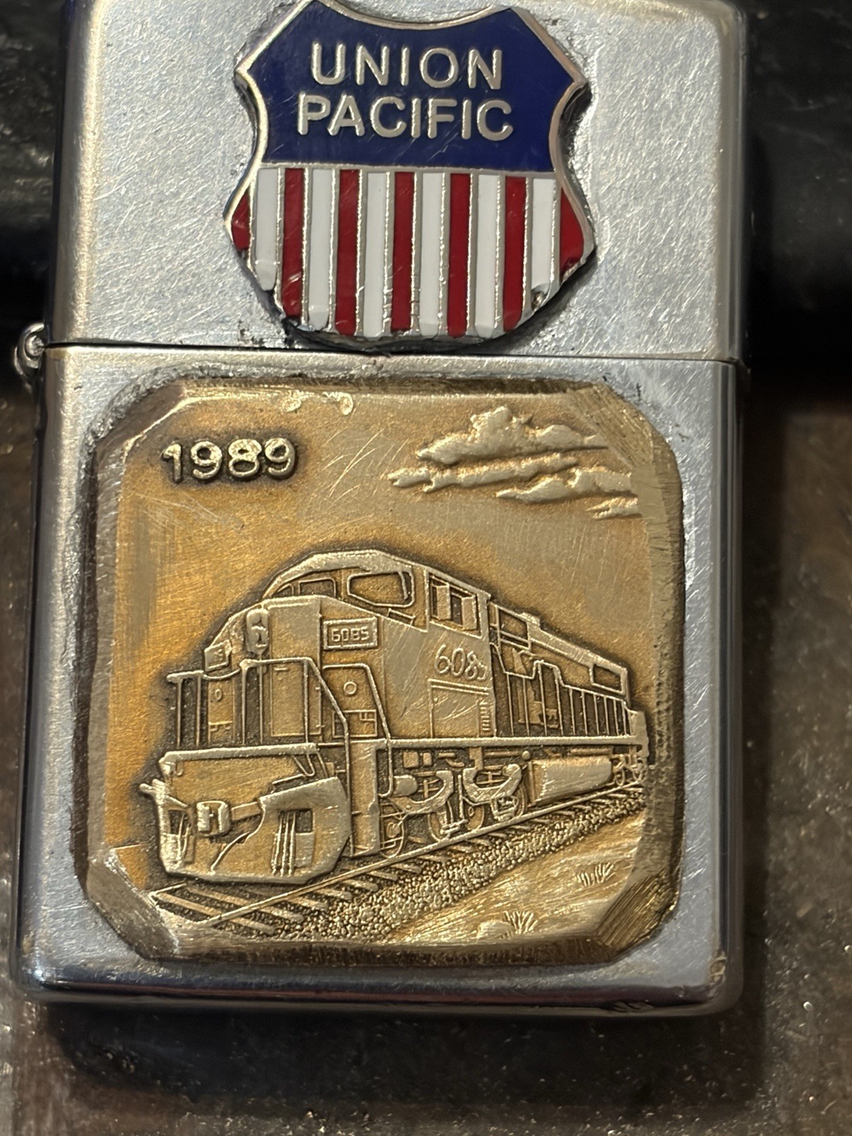 Zippo Lighter Union Pacific 6085 Zippo Lighter Union Pacific 6085