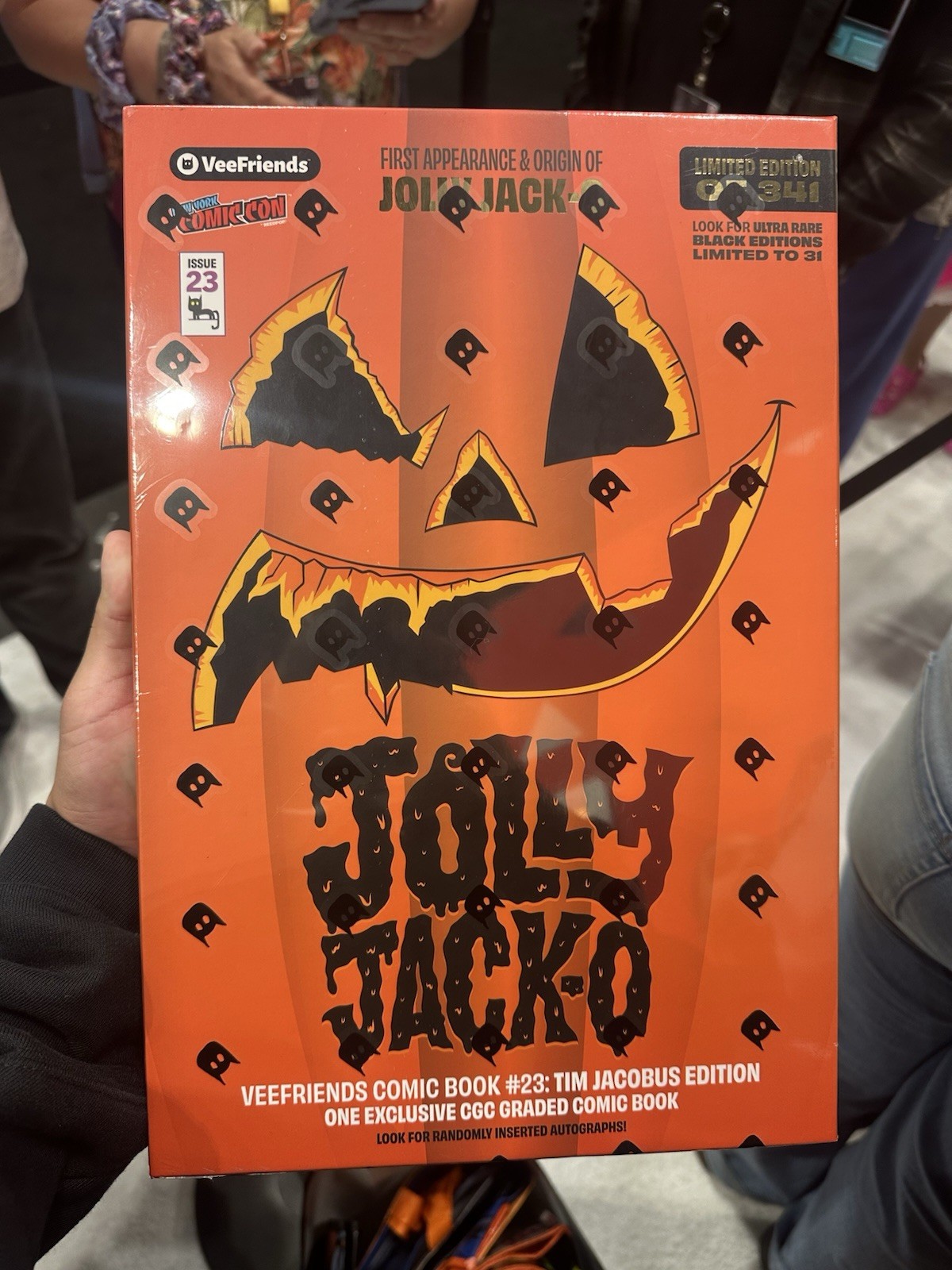VeeFriends Comic #23 Jolly Jack-O NYCC 2026 Exclusive Sealed CGC Box /341 VeeFriends Comic #23 Jolly Jack-O NYCC 2026 Exclusive Sealed CGC Box /341