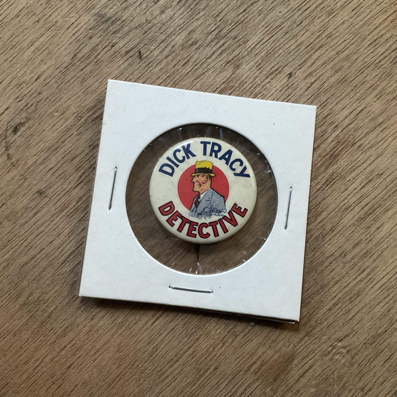 Vintage Dick Tracy Detective Pin Back Button - Detroit Mirror News 1931 1932 Vintage Dick Tracy Detective Pin Back Button - Detroit Mirror News 1931 1932