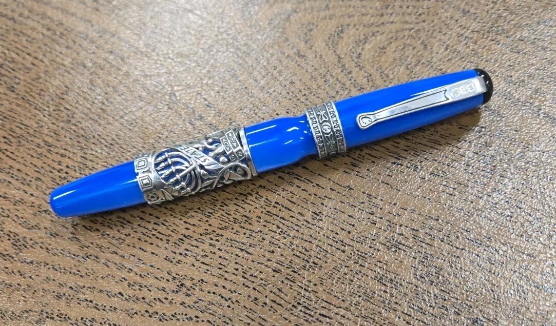 Curtis Australia fountain pen Israel 60 years 925 STERLING Curtis Australia fountain pen Israel 60 years 925 STERLING