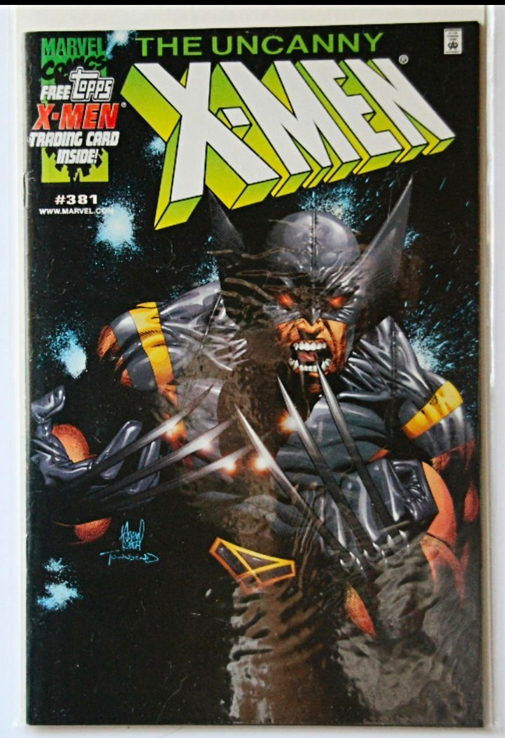 Marvel Comics The Uncanny X-Men #381 Dynamic Forces variant cover of Wolverine Marvel Comics The Uncanny X-Men #381 Dynamic Forces variant cover of Wolverine