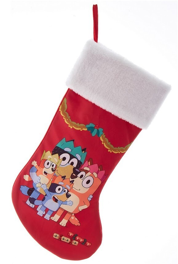 Bluey Bingo Chili Bandit Kurt Adler Christmas Stocking NEW with Tags 19