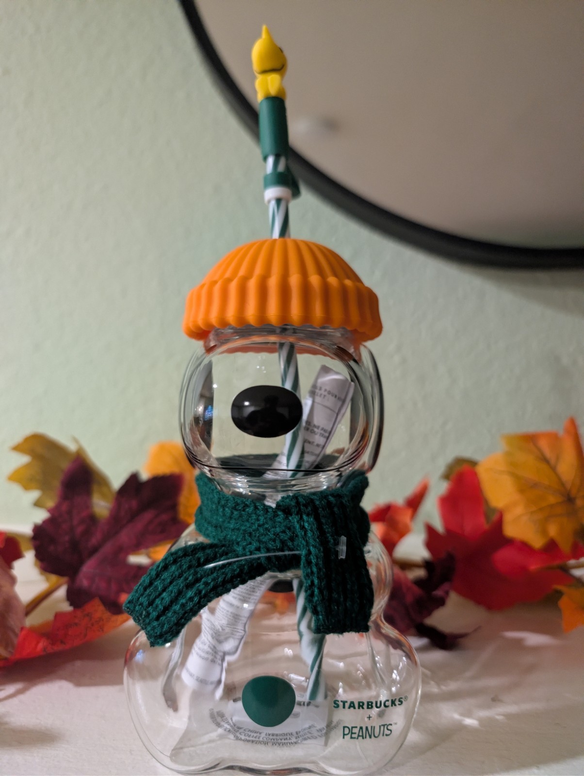 Brand New 100% Authentic Glass Starbucks Snoopy Halloween Cup 2026 USA Brand New 100% Authentic Glass Starbucks Snoopy Halloween Cup 2026 USA