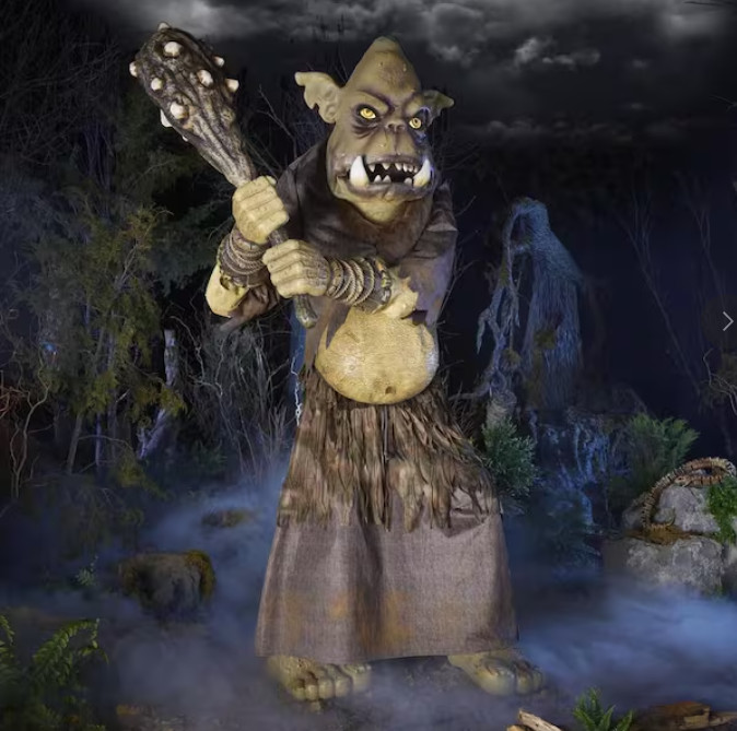 8 ft. Gruesome Grounds Giant-Sized Animated LED Tumble the Troll 8 ft. Gruesome Grounds Giant-Sized Animated LED Tumble the Troll