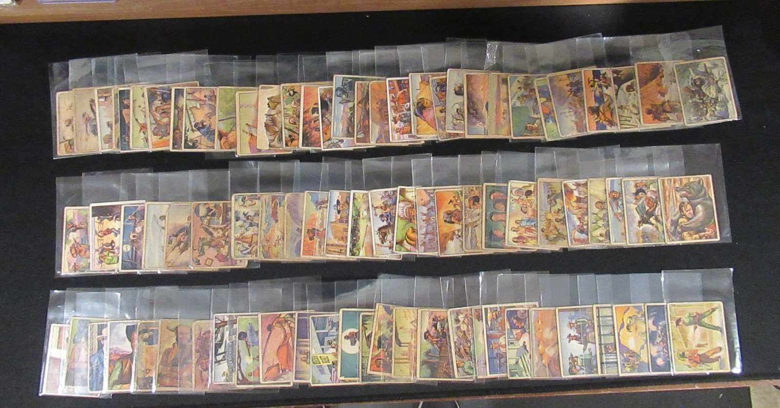 1949 Bowman Wild West partial set (84) different starter set 1949 Bowman Wild West partial set (84) different starter set