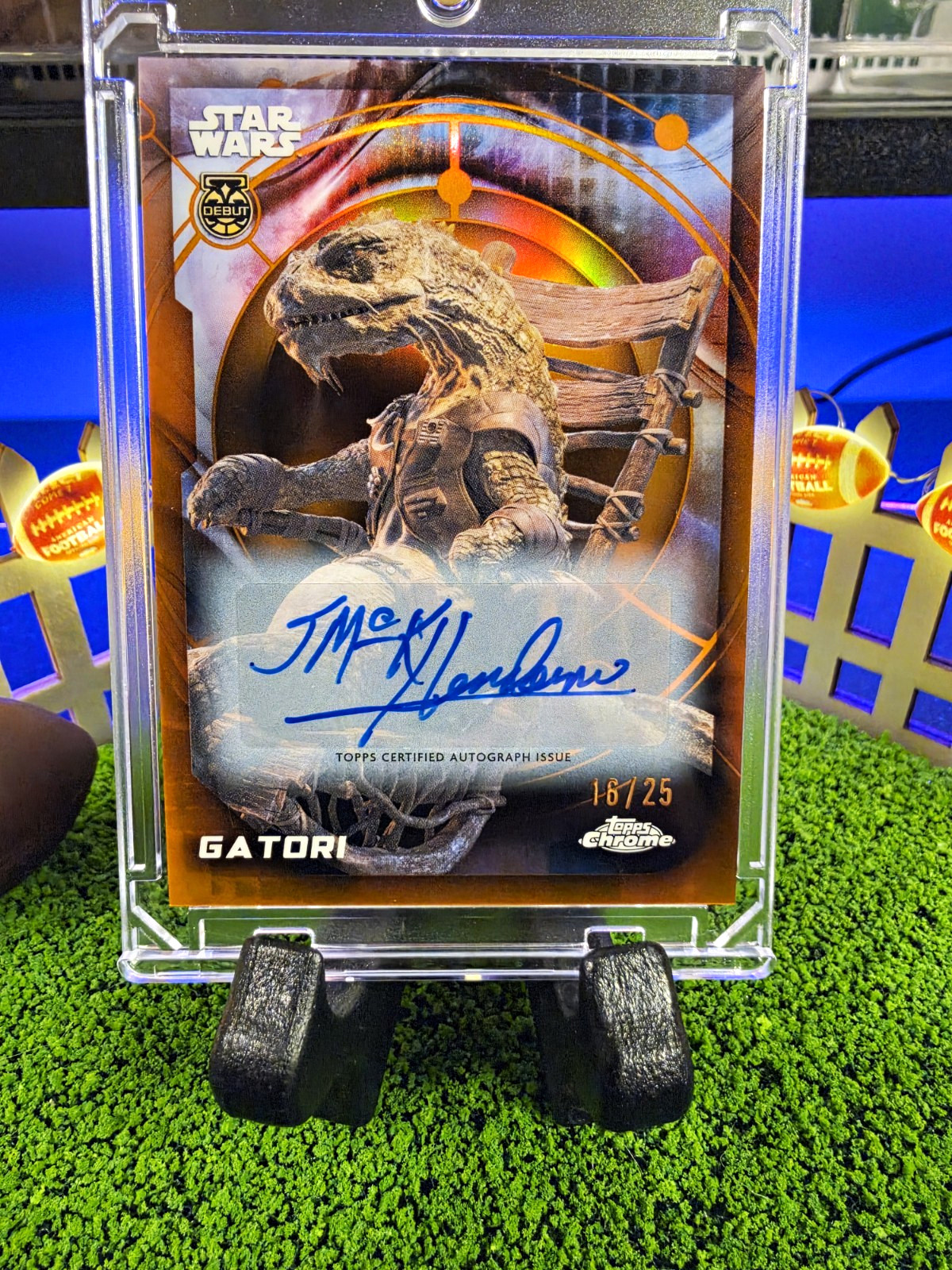 Topps Chrome Star Wars 2026 Gatori Auto Stephen McKinley Henderson 16/25 #156 Topps Chrome Star Wars 2026 Gatori Auto Stephen McKinley Henderson 16/25 #156