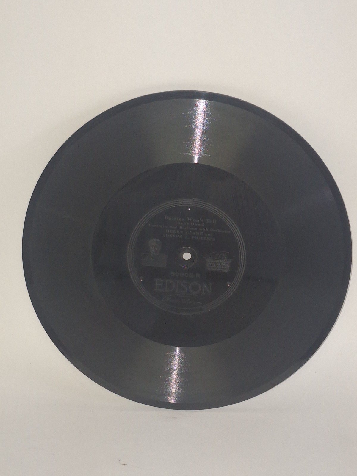 Edison Diamond Disc Re-Creation #50606 Very Good Condition