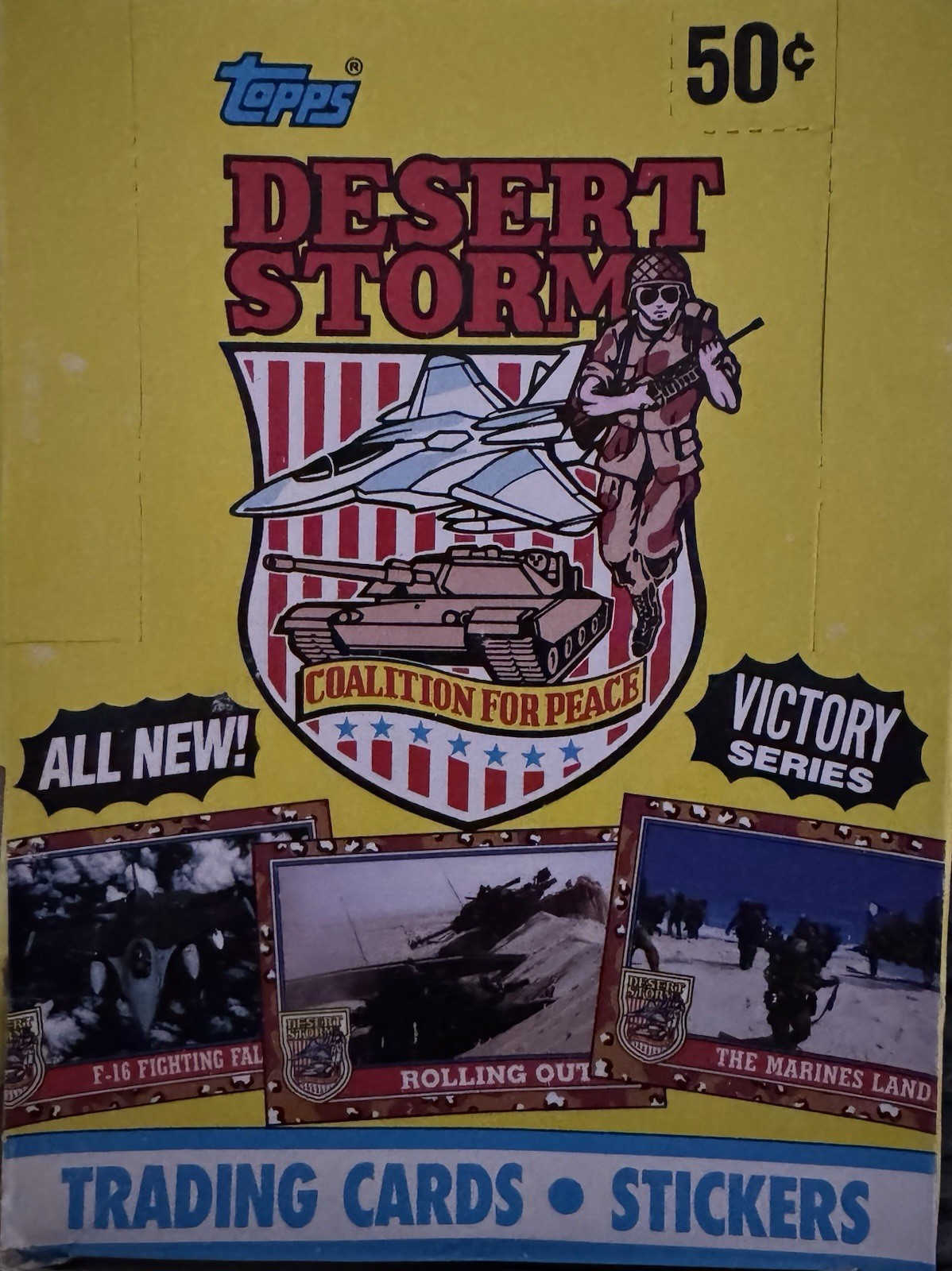 (1) 1991 Topps Desert Storm Victory Series 36 Sealed Pack Box Case Fresh π₯ (1) 1991 Topps Desert Storm Victory Series 36 Sealed Pack Box Case Fresh π₯