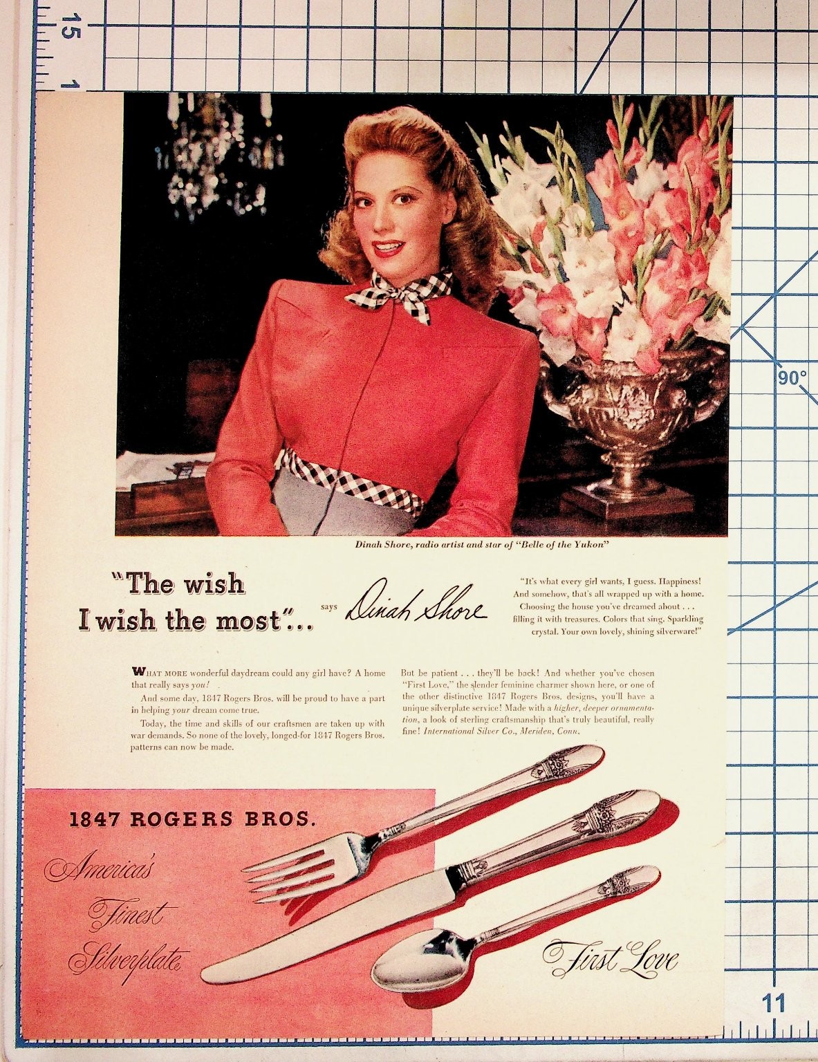 Dinah Shore 1940s 1847 Rogers Bros Silverplate Dinah Shore 1940s 1847 Rogers Bros Silverplate