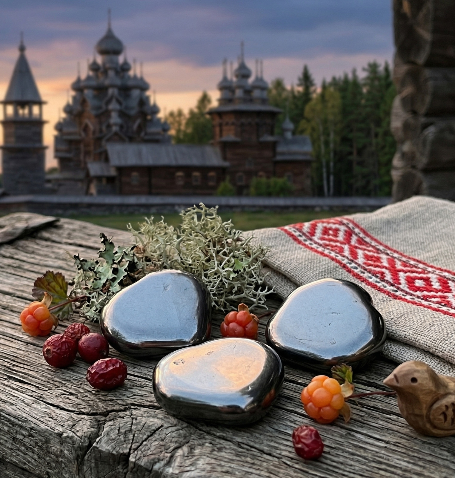 Shungite Heart Shaped Palm Stone Polished Karelian Russian Shungite Heart Shaped Palm Stone Polished Karelian Russian