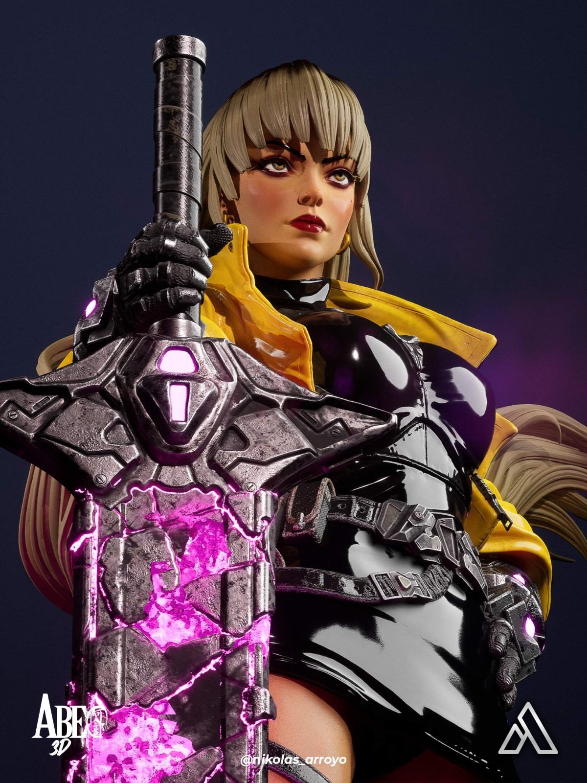 Magik Cyberpunk 1/6 Scale Resin Model Kit - Unpainted DIY Figure