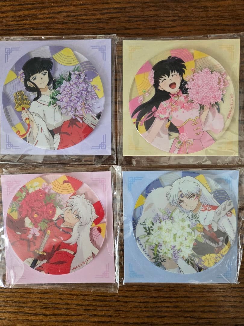 Inuyasha 30th AnnIversary POP UP STORE Acrylic Coaster 4-Piece Set
