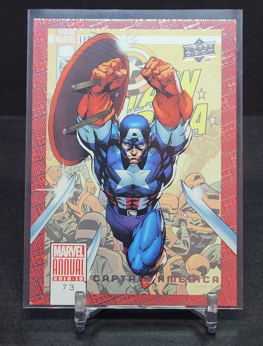 2018-19 Upper Deck Marvel Annual #73 Captain America