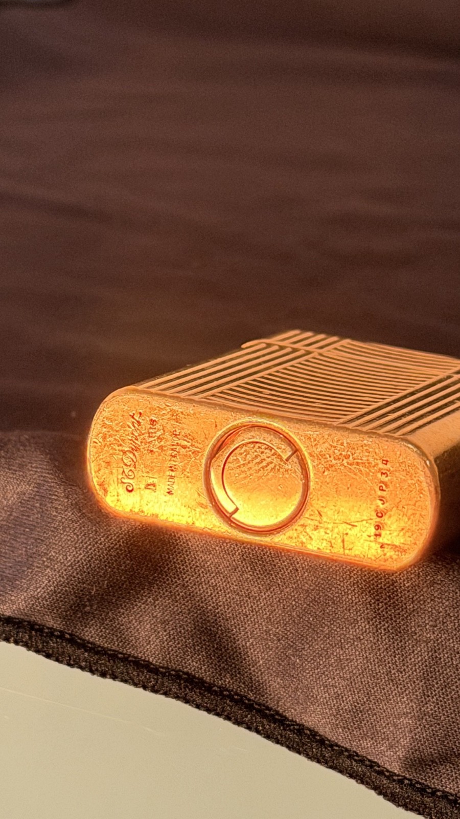 Vintage S.T. Dupont Lighter Gold Plated Made in France Vintage S.T. Dupont Lighter Gold Plated Made in France