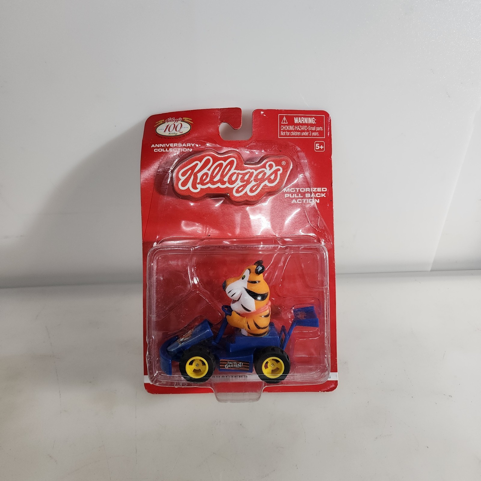 2006 Kellogg\'s Tony the Tiger Pull Back Race Kart Toy in Package 2006 Kellogg\'s Tony the Tiger Pull Back Race Kart Toy in Package