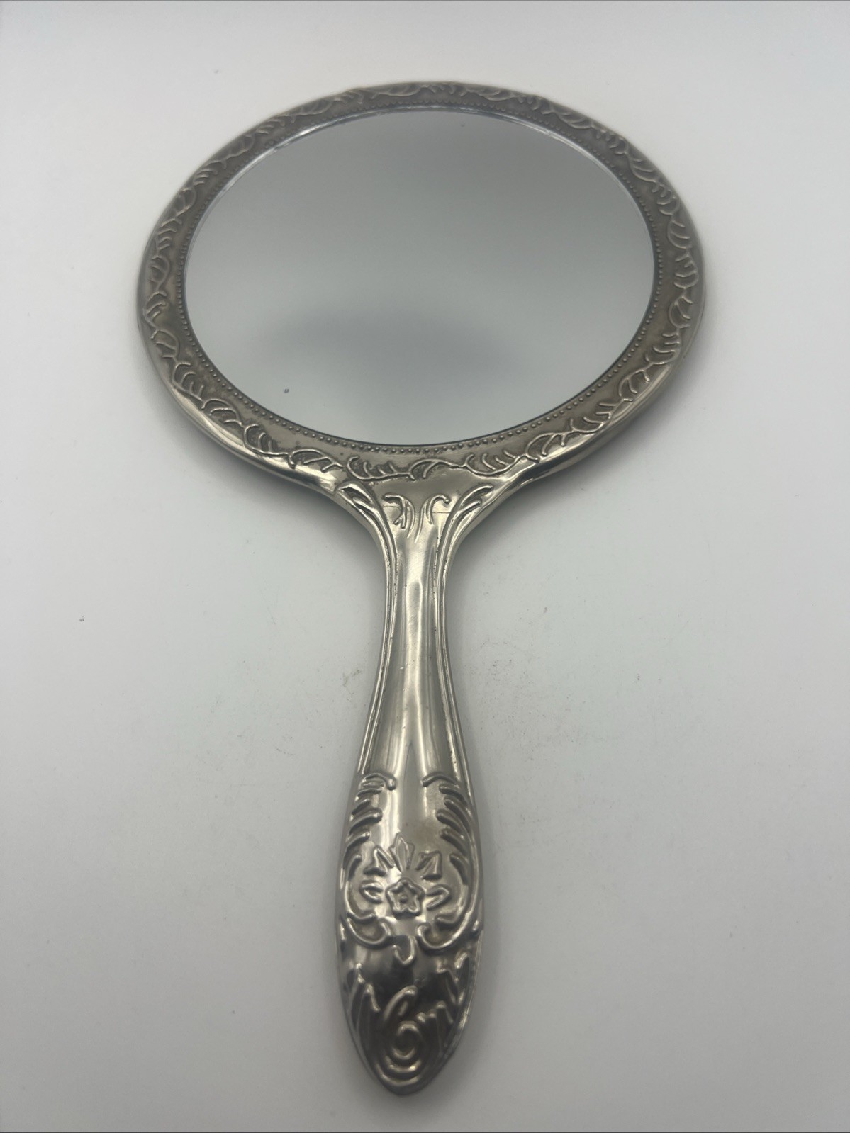 Vintage - Ornate Art Nouveau Silverplate Mirror