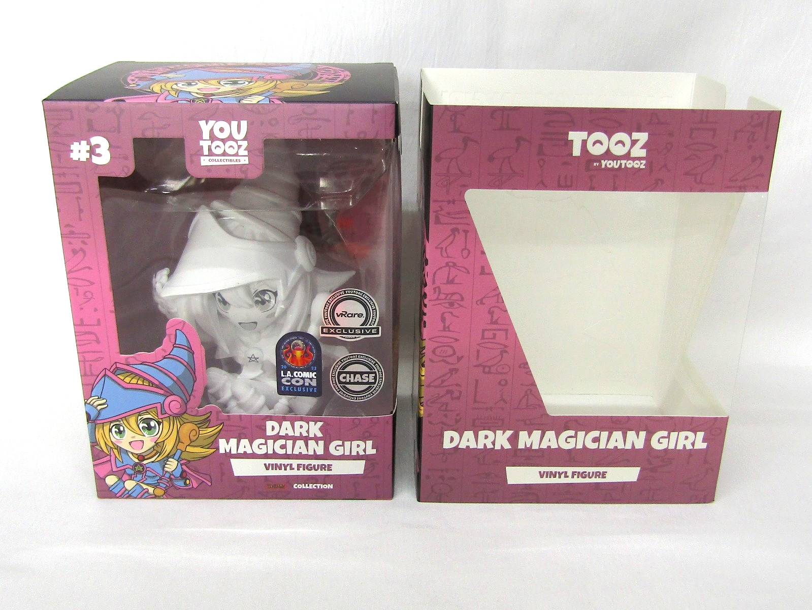 YouTooz Dark Magician Girl Ghost, vRare Chase LA Comic Con w/ Sleeve, Protector