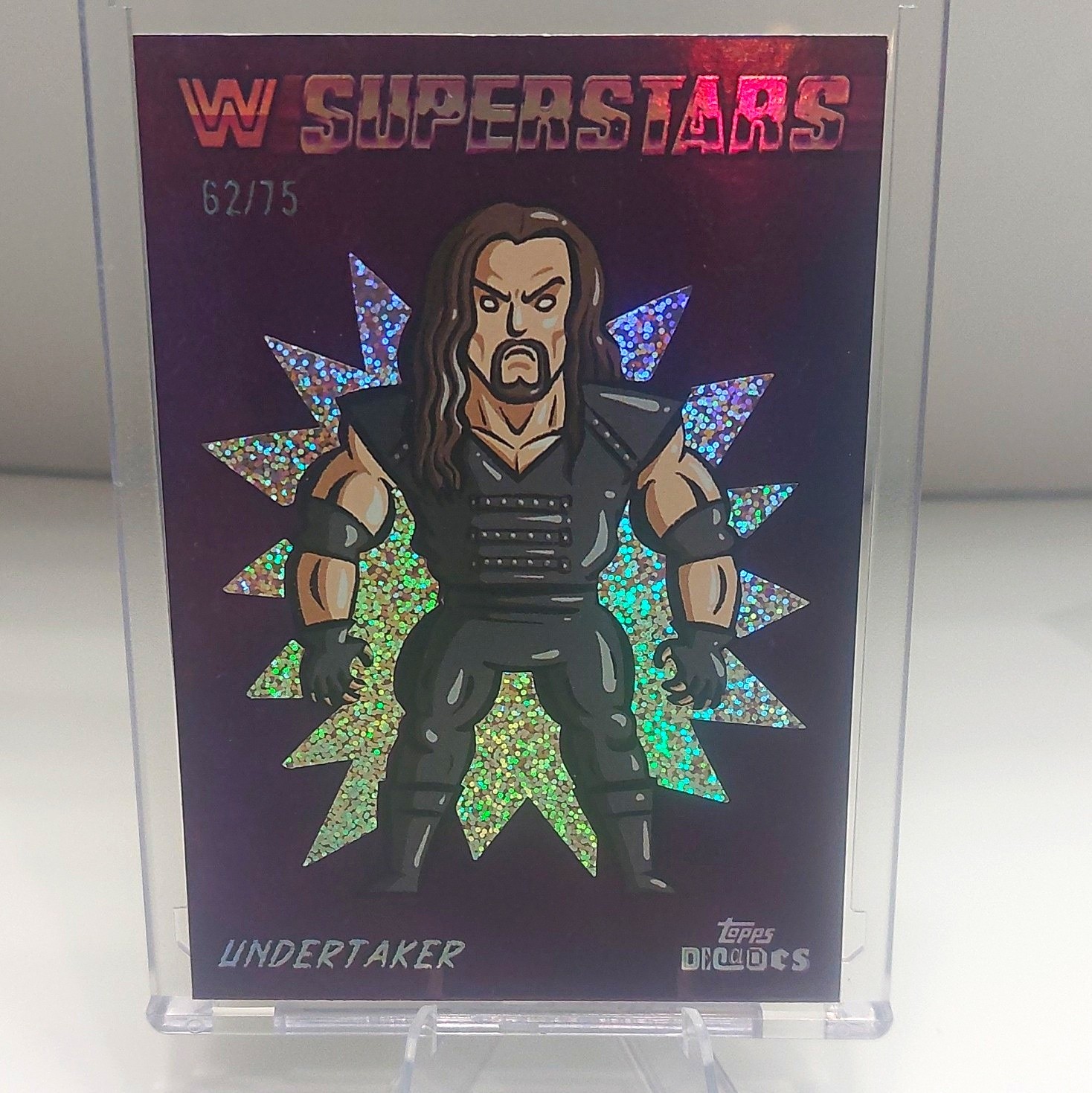Topps 2024 WWE Superstars Undertaker #134 Parallel Limited Edition 62/75 Topps 2024 WWE Superstars Undertaker #134 Parallel Limited Edition 62/75