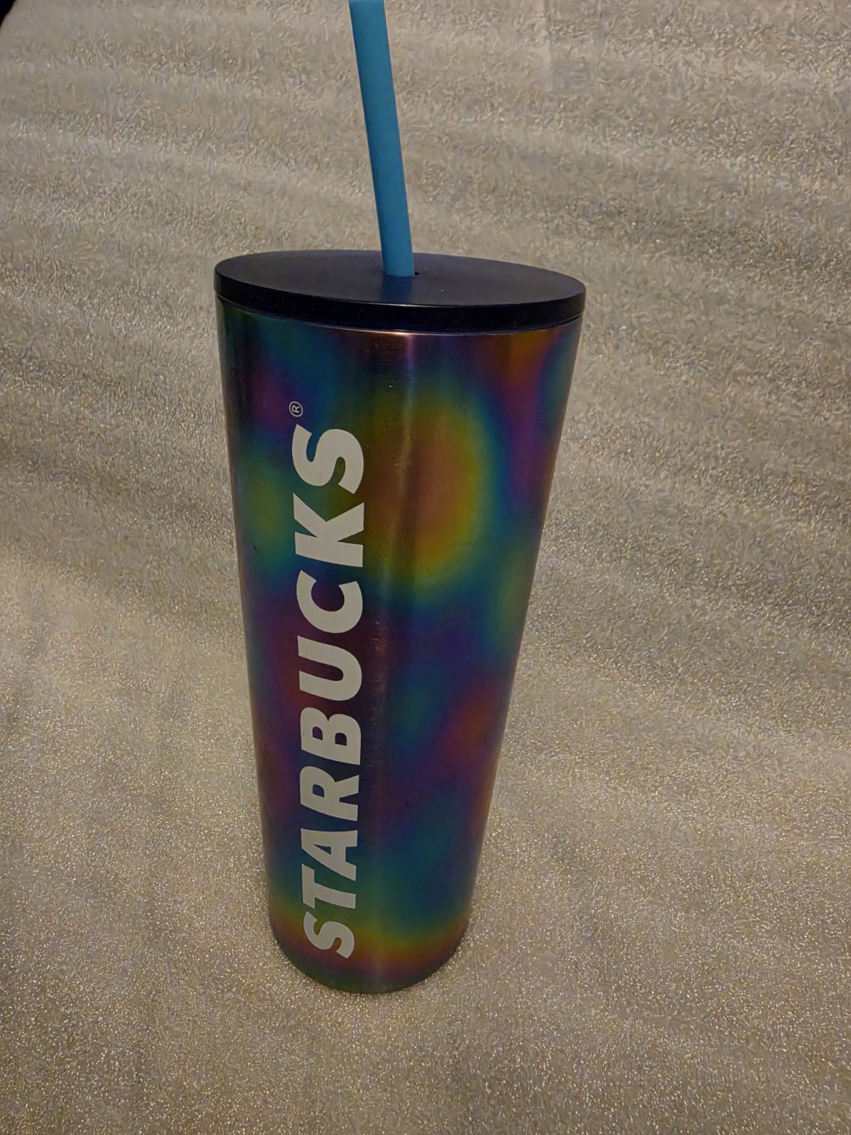 Starbucks Oil Slick Rainbow Venti Tumbler 24 oz Iridescent Stainless Steel 2023 Starbucks Oil Slick Rainbow Venti Tumbler 24 oz Iridescent Stainless Steel 2023
