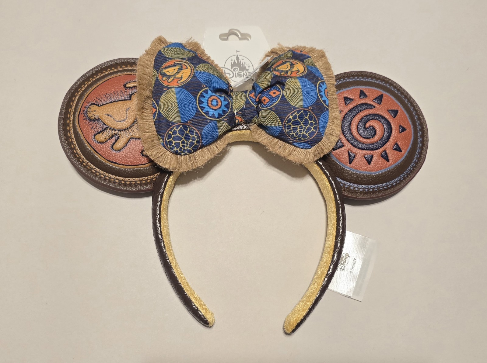 NEW 2026 Disney Parks Lion King Animal Kingdom Simba Ears Headband NEW 2026 Disney Parks Lion King Animal Kingdom Simba Ears Headband