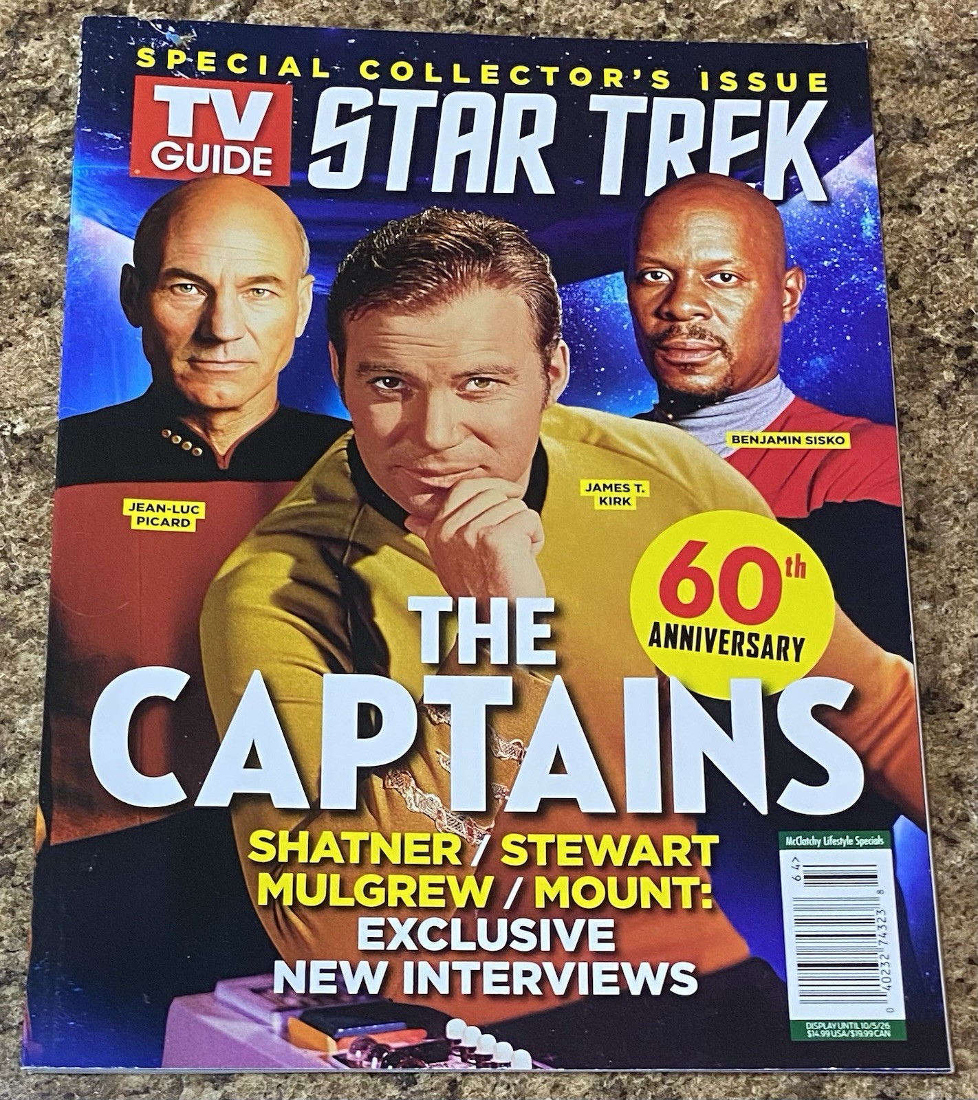 Tv Guide, Special Collectors Issue Star Trek 60Th Anniversary ￼￼