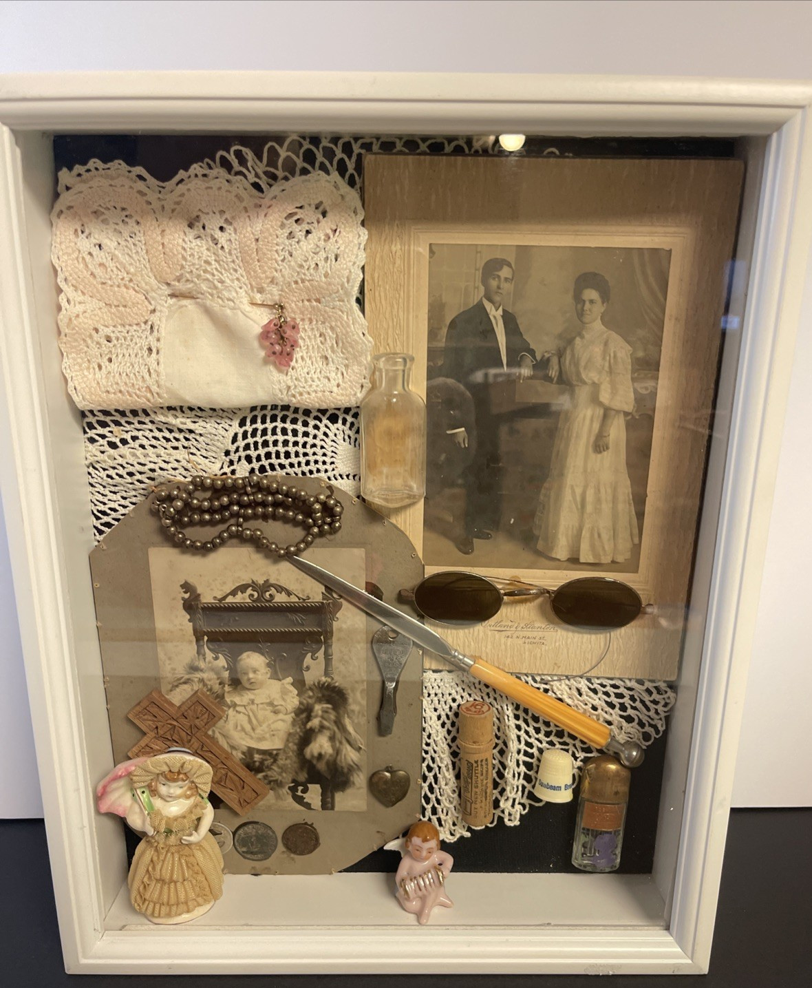 Antique Shadow Box Photos Things From Grandma's House Antique Shadow Box Photos Things From Grandma's House