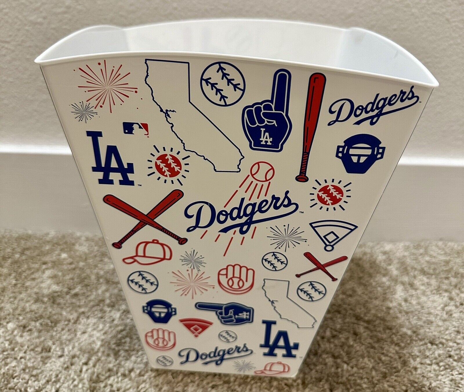 Los Angeles Dodgers 2020 |  Popcorn Bucket/Container From Dodgers Stadium | MLB