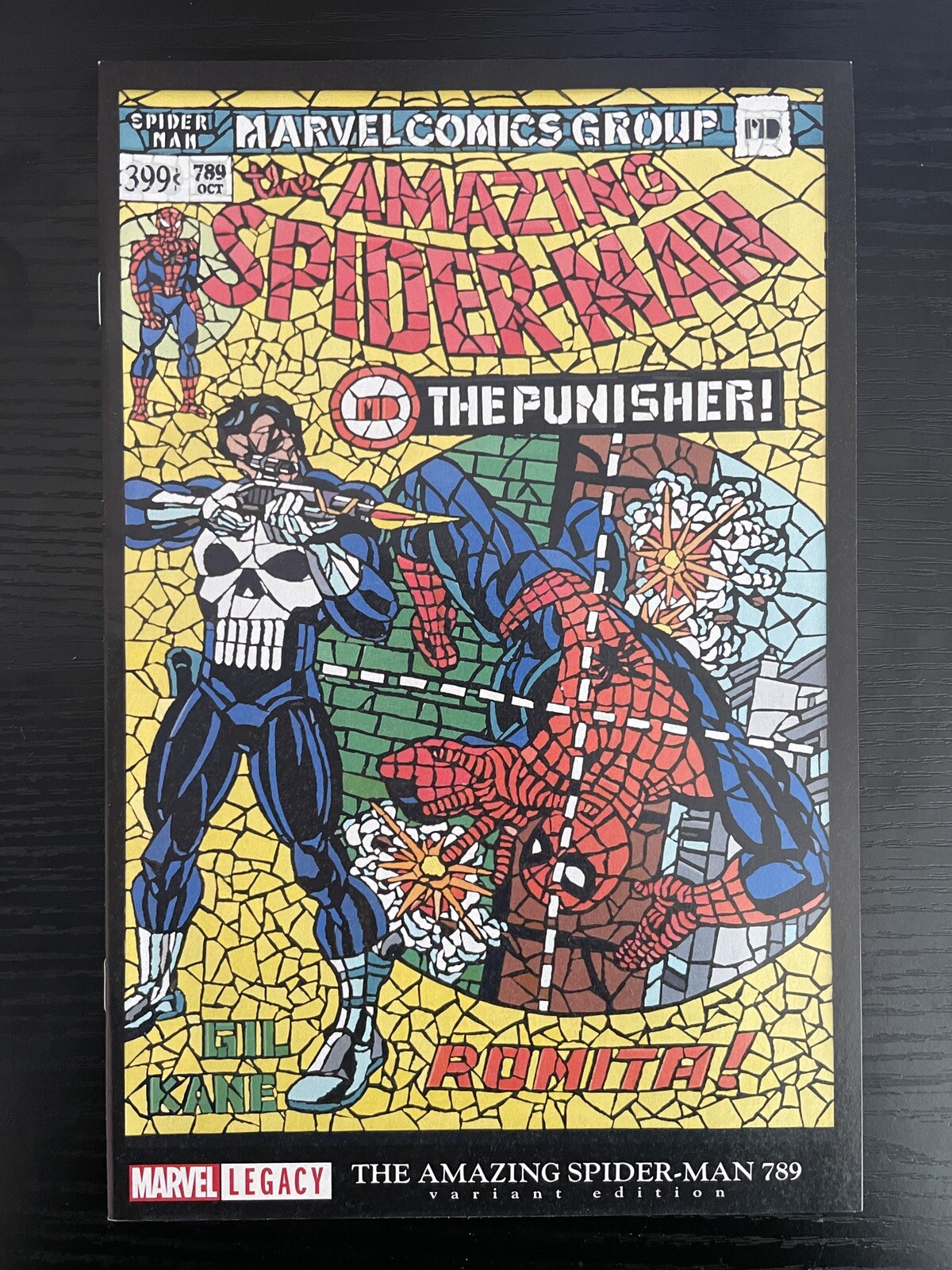 AMAZING SPIDER-MAN #129 PUNISHER SHATTERED VARIENT ASM #789 AMAZING SPIDER-MAN #129 PUNISHER SHATTERED VARIENT ASM #789
