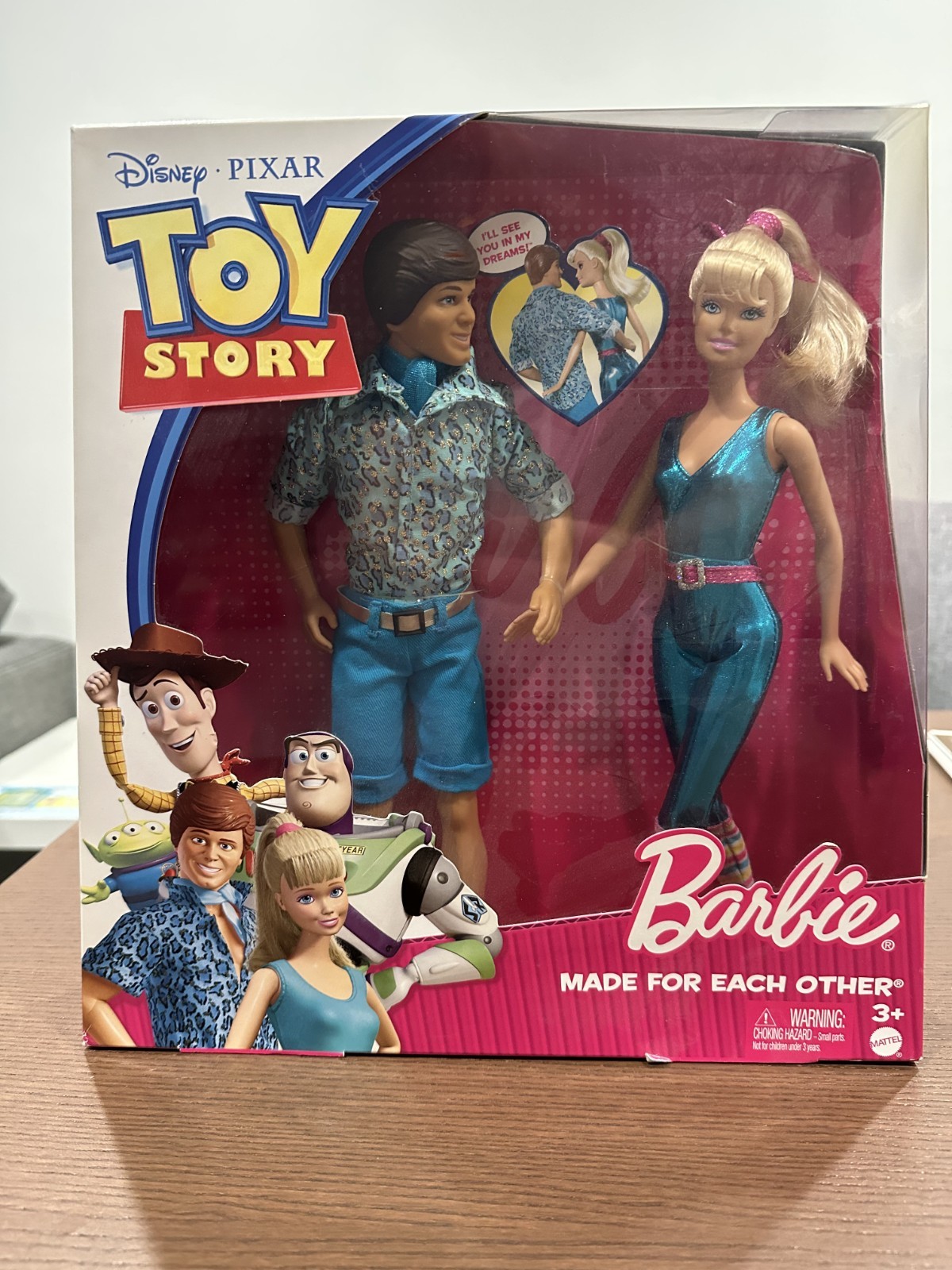 Toy Story Barbie & Ken Box Set Unopened - Ken Comic Comical Face Rare NEW