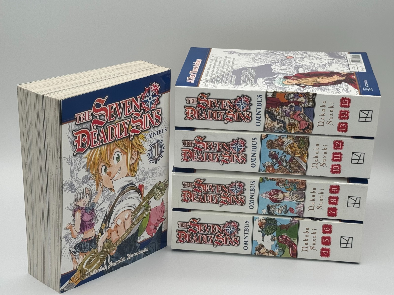 The Seven Deadly Sins Manga Vol 1 - 15 Omnibus 1-5 In New Kodansha English Ver.