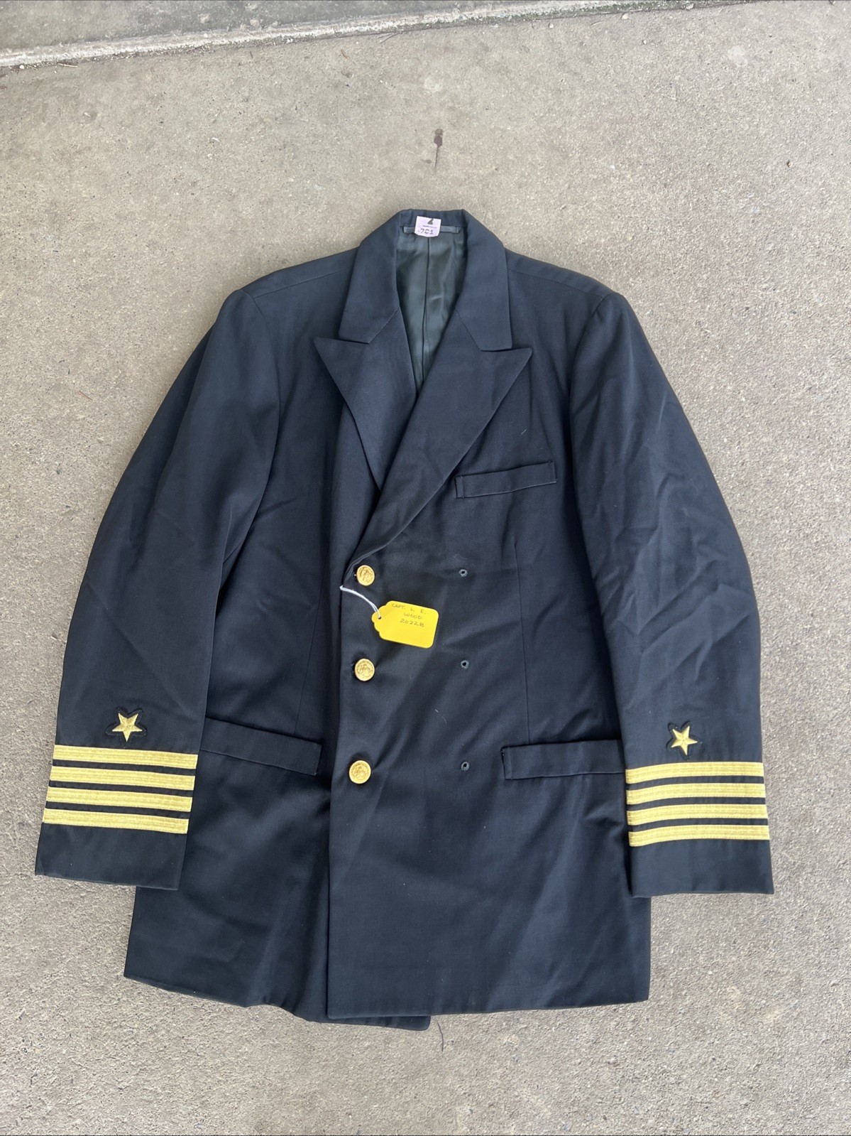 US Navy Officer Captain Dress Uniform Named Made In Japan (KK318 US Navy Officer Captain Dress Uniform Named Made In Japan (KK318