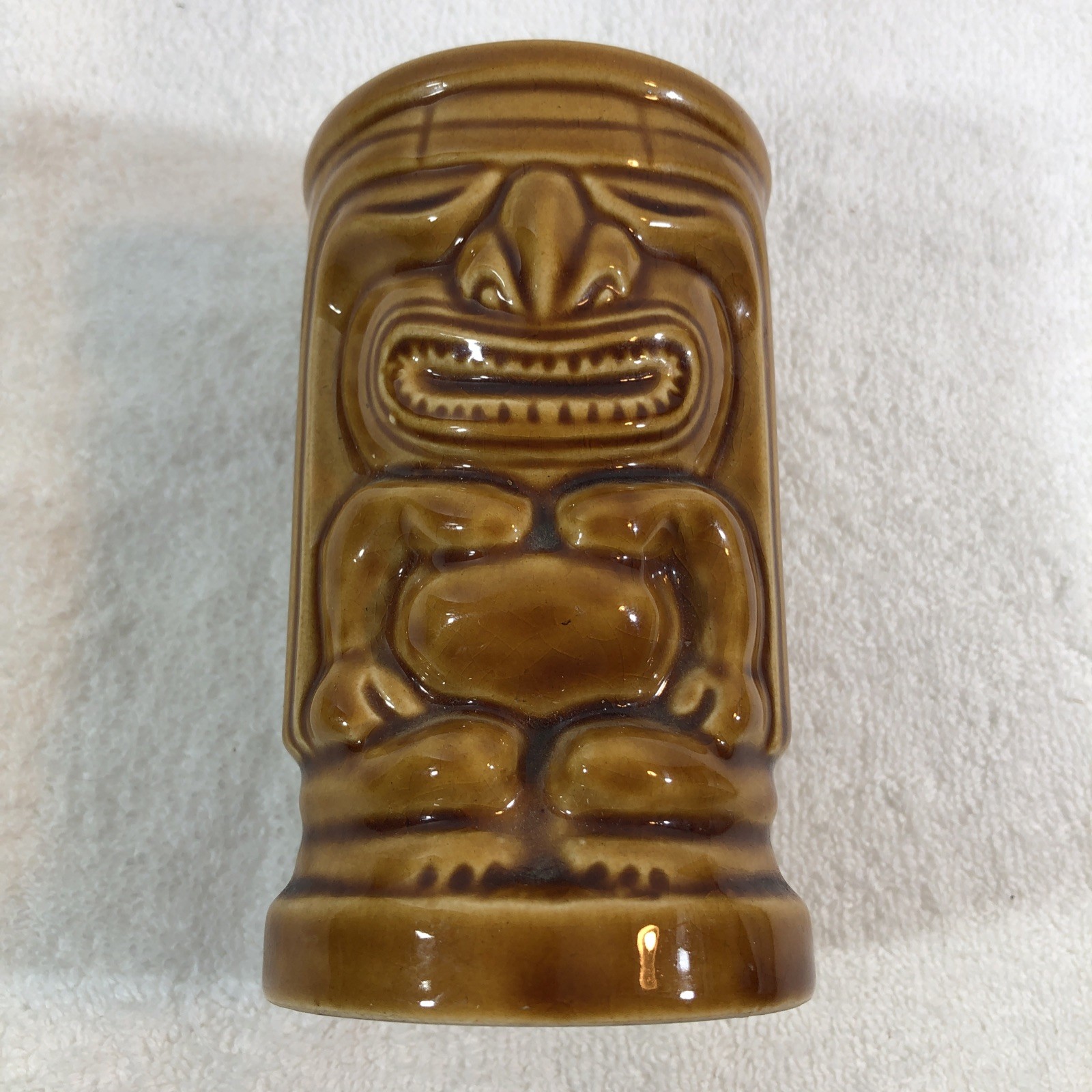 Vtg LEILANI  Orchids of Hawaii  TIKI  Mug Vase Display  MADE In JAPAN